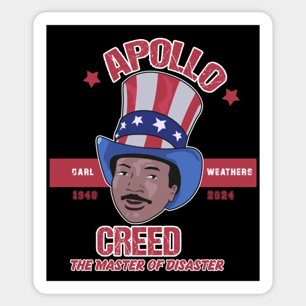 APOLLO CREED Sticker by HarlinDesign